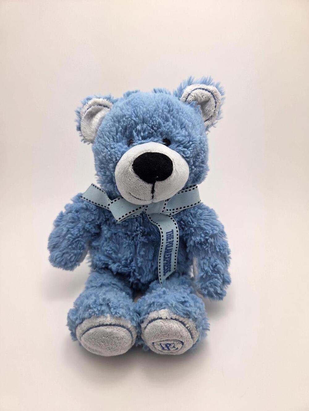 Polar Express Blue Teddy Bear Plush (9 inch)